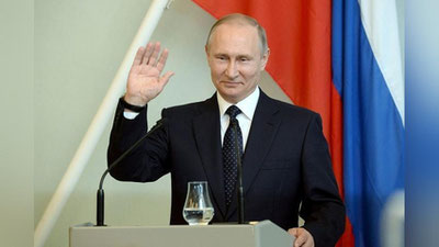 'Владимир Путин рекорд даражада овоз тўплаб,  ғалаба қозонди 'ning rasmi