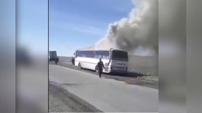 'Қозоғистонда яна битта йўловчи автобуси ёниб кетди'ning rasmi