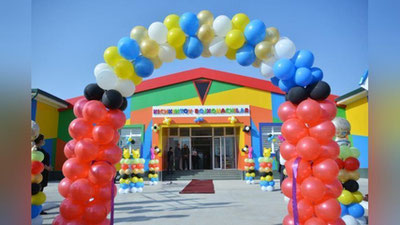 Изрображение 'В Куйичирчикском районе на месте пустыря с оврагом построен детский сад'