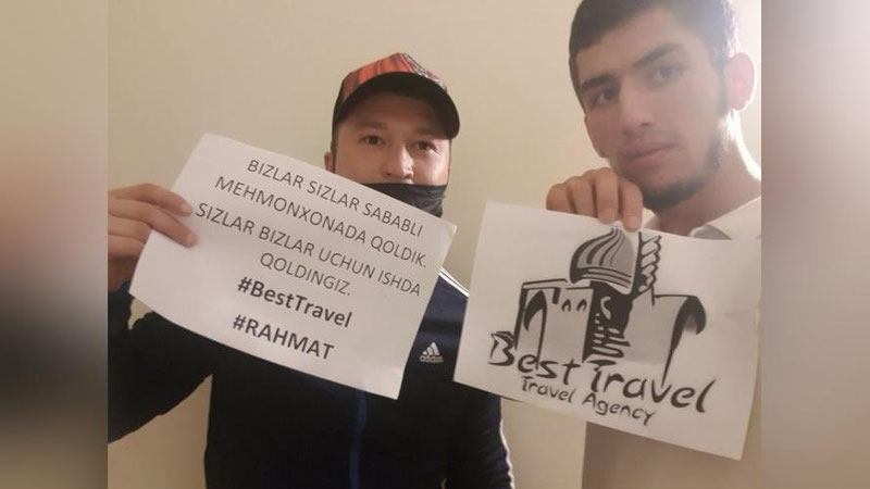 'Samarqanddagi “BestTravel” sayyohlik kompaniyasi Dubaydagi vatandoshlarimizga beg`araz yordam ko`rsatmoqda (Foto)'ning rasmi