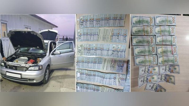 'Yashirincha olib chiqishga urinilgan 100 ming AQSh dollari ushlab qolindi'ning rasmi