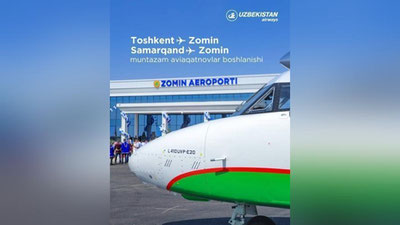 'Toshkentdan Zominga muntazam aviaqatnovlar boshlandi'ning rasmi