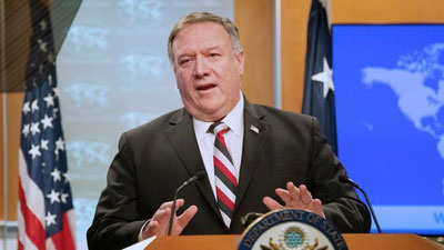 'Rossiya AQShning dushmani— Maykl Pompeo'ning rasmi