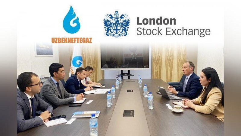 '“O`zbekneftgaz”: London fond birjasi delegasiyasi bilan hamkorlikni yanada kengaytirish imkoniyatlari muhokama qilindi'ning rasmi
