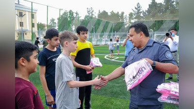 'Farg`ona IIB boshlig`ining tashabbusi bilan yoshlar uchun sport o`yingohi tashkil etildi'ning rasmi