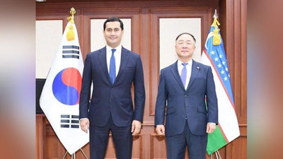 Изрображение 'Южная Корея готова поддержать реализацию новых проектов в Узбекистане'