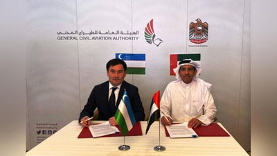 Изрображение 'Узбекистан и ОАЭ договорились о расширении авиасообщения'