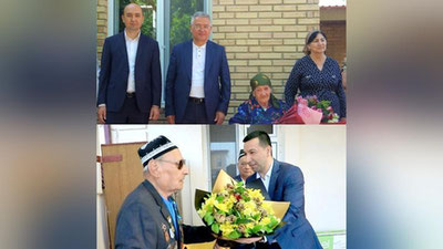 'Солиқ қўмитаси раҳбарияти фронт ортида меҳнат қилган фахрийлар ҳолидан хабар олишди'ning rasmi