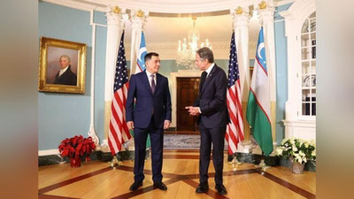 Изрображение 'Энтони Блинкен приветствовал соглашение Узбекистана с Кыргызстаном о демаркации госграницы'