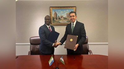 Изрображение 'Узбекистан установил дипломатические отношения со 143-й страной'