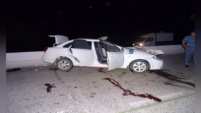 Изрображение 'На трассе в Самаркандской области водитель "Ласетти" заснул за рулем: погибли 2 человека'