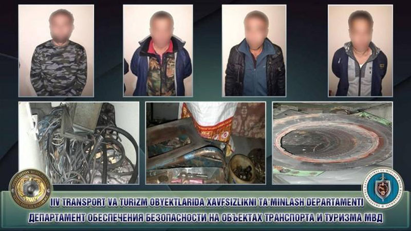 'Жиззахда вагон эҳтиёт қисмларини ўғирлаб кетишга уринган шахслар аниқланди'ning rasmi