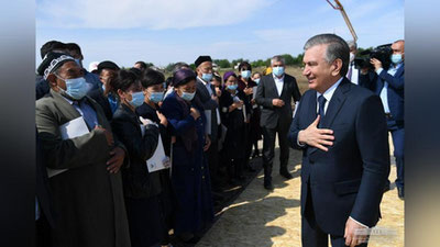 Изрображение 'Видео: поездка главы государства в Сырдарьинскую область'