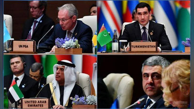 Изрображение 'Шавкат Мирзиёев провел ряд встреч в Баку'