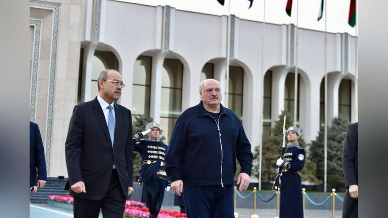 Изрображение 'Завершился визит Александра Лукашенко в Узбекистан'
