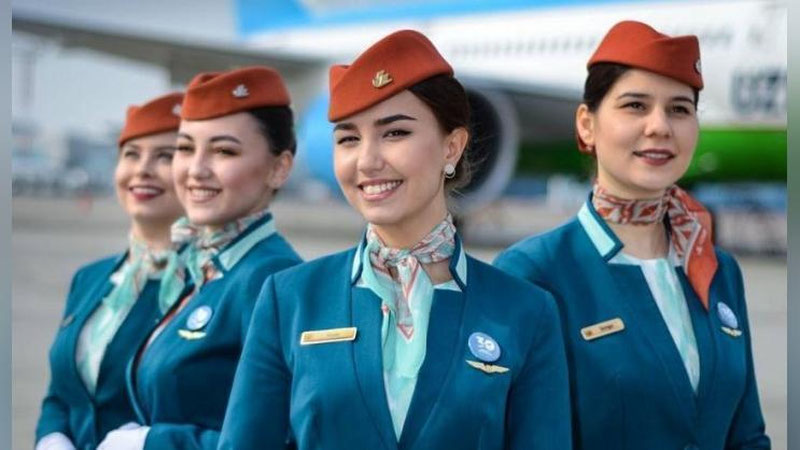 Изрображение 'Uzbekistan Airways объявила набор бортпроводников с бесплатным обучением'