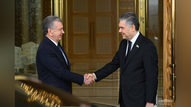 'Shavkat Mirziyoev Gurbanguli Berdimuhamedovni 66 yoshga to`lgani bilan tabrikladi'ning rasmi