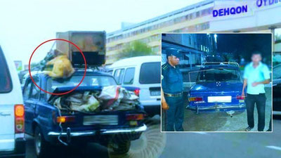 'Олмалиқда итни машина устига боғлаб қўйиб, олиб кетаётган фуқаро жамоатчилик норозилигидан сўнг суд қилинадиган бўлди'ning rasmi