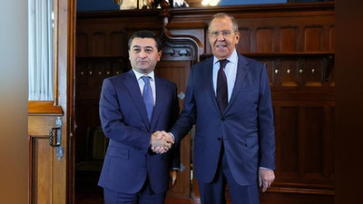 Изрображение 'В Москве прошли переговоры глав МИД Узбекистана и России'