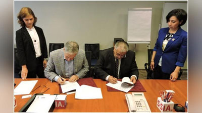 Изрображение 'НТРК Узбекистана подписала соглашение о сотрудничестве с ВГТРК'