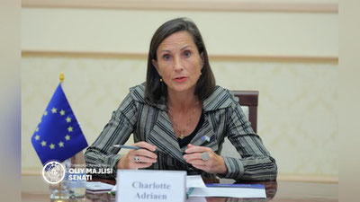 'Senat raisi Evropa Ittifoqining O`zbekistondagi rahbari bilan uchrashdi'ning rasmi