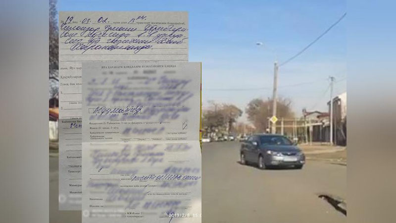 'Toshkentda qarama-qarshi yo`lda harakatlangan avtomobil haydovchisi jazolandi'ning rasmi
