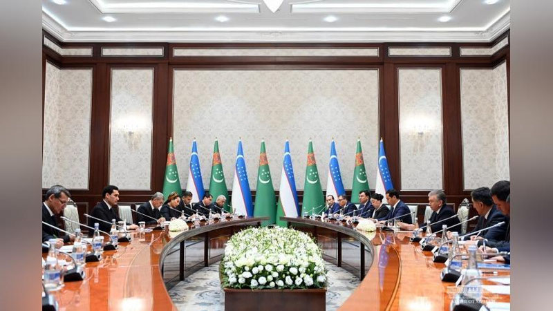Изрображение 'Узбекистан и Туркменистан договорились о создании зоны приграничной торговли'