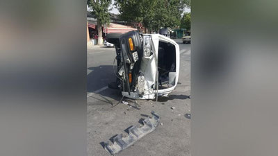 'Poytaxtda "Damas" va"Matiz" rusumli avtomobillar to`qnashib ketdi'ning rasmi