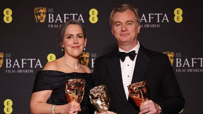 Изрображение 'Фильм "Оппенгеймер" стал триумфатором премии BAFTA'