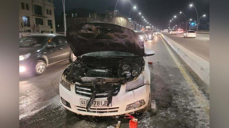 'Тошкентда ёниб кетган “Lacetti” бўйича маълумот берилди'ning rasmi