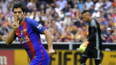 'Luis Suaresning yagona goli "Barselona"ga g`alaba keltirdi'ning rasmi