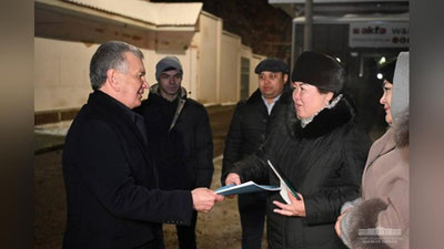 Изрображение 'Президент посетил теплоцентраль предприятия «Тошкент иссиклик маркази» в Учтепинском районе'