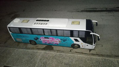 '“Kinokarvon” Navoiydan Buxoroga yo`l oldi'ning rasmi