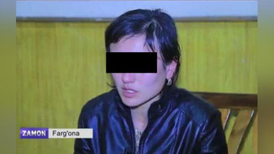 'O`z farzandini bo`g`ib o`ldirgan andijonlik ayolga hukm chiqarildi'ning rasmi