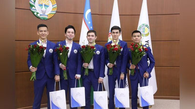 'Shaxmat olimpiadasi g`oliblariga pul mukofotlari berildi (foto+video)'ning rasmi
