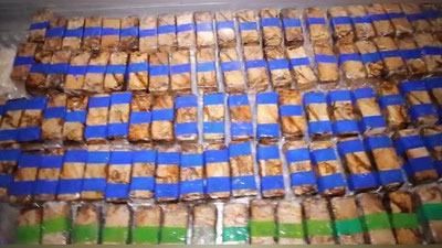 Изрображение 'Таможенники Узбекистана изъяли крупнейшую партию героина (видео)'