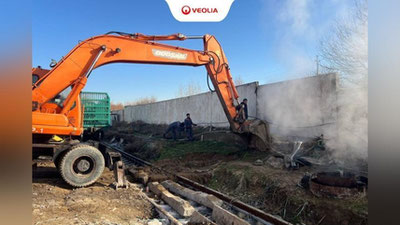 Изрображение 'Аварийные работы на теплотрассе на Чиланзаре завершены, однако некоторые дома остаются без тепла'