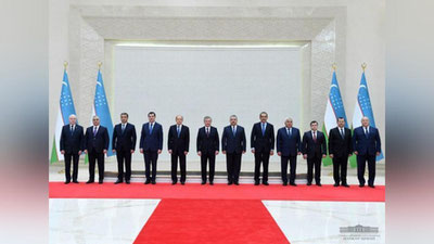 'O`zbekiston Prezidenti MDH mamlakatlari maxsus xizmatlari rahbarlarini qabul qildi'ning rasmi