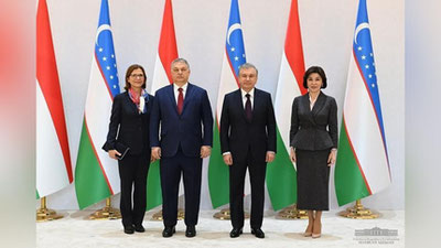 Изрображение 'В Ташкенте принимают премьер-министра Венгрии Виктора Орбана (фото, видео)'