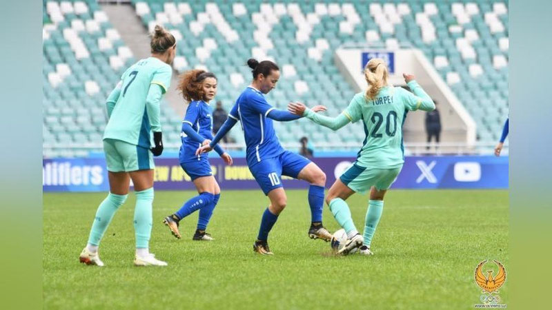 Изрображение 'Женская сборная Узбекистана по футболу проиграла первый матч в рамках квалификации Париж-2024'