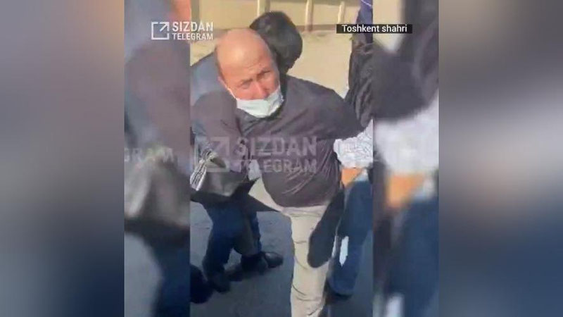 'Ижтимоий тармоқларда тарқалган эркак кишининг қўлга олиниши ҳақидаги видео юзасидан расмий изоҳ берилди'ning rasmi