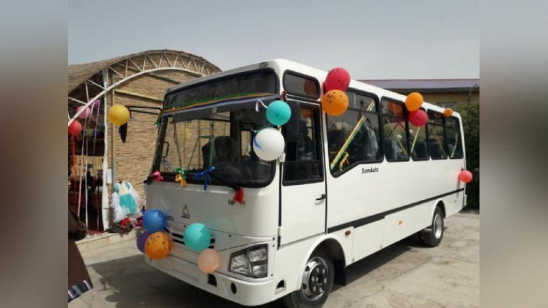 'Xo`jaylidagi "Mehribonlik uyi"ga avtobus topshirildi'ning rasmi