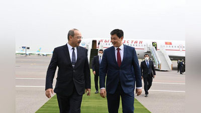 'Qirg`iz Respublikasi Bosh vaziri Toshkentga keldi'ning rasmi