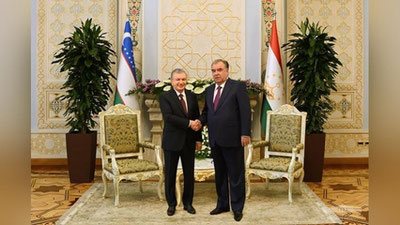 'Shavkat Mirziyoev Emomali Rahmonni tabrikladi'ning rasmi