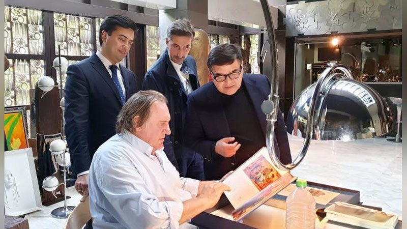 Изрображение 'Жерар Депардье: "С нетерпением жду поездки в Узбекистан"'