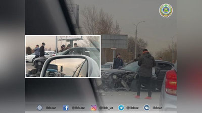 'Toshkentda qoidani buzgan "Matiz" sabab 4 ta mashina YTHga uchradi'ning rasmi
