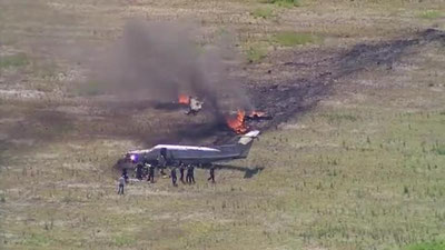 'Texasda qulagan samolyot sabab 2 kishi halok bo`ldi'ning rasmi