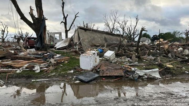Изрображение 'Мощный торнадо разрушил город в американском штате Айова (видео)'