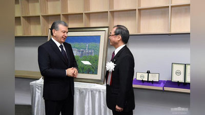 'Shavkat Mirziyoev Nagoya universitetiga tashrif buyurdi'ning rasmi