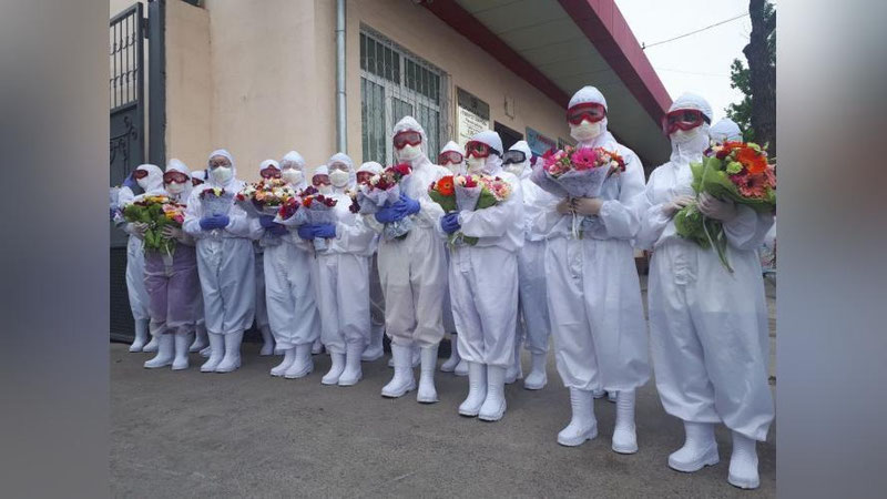 'Xorijdan koronavirus yuqtirib kelib Toshkentda davolanayotgan 13 nafar bemor ham sog`aydi'ning rasmi